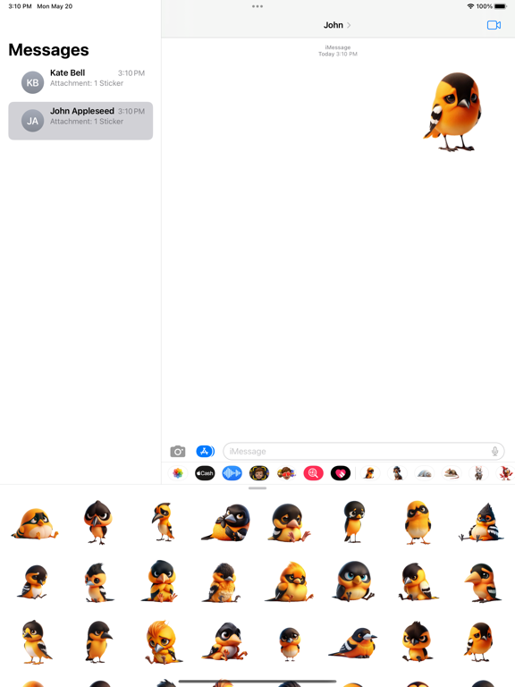 Screenshot #4 pour Sad Oriole Stickers
