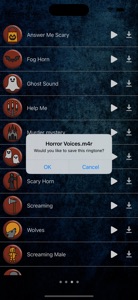 Scary Ringtone Sounds screenshot #2 for iPhone