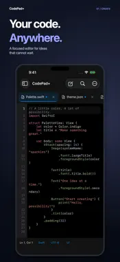 CodePad+ Code Editor screenshot 1