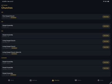 Watch the Spirit iPad screenshot