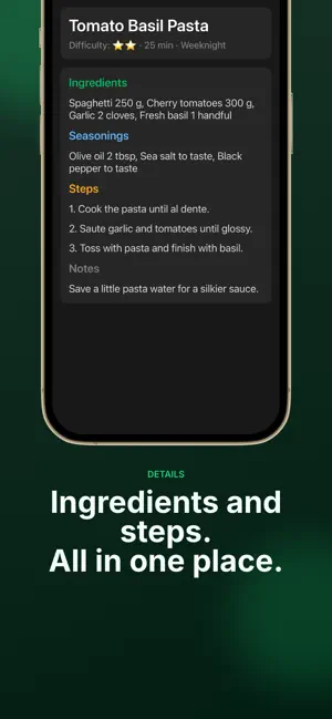 Recipe Journal: Cai Pu Ji screenshot 3