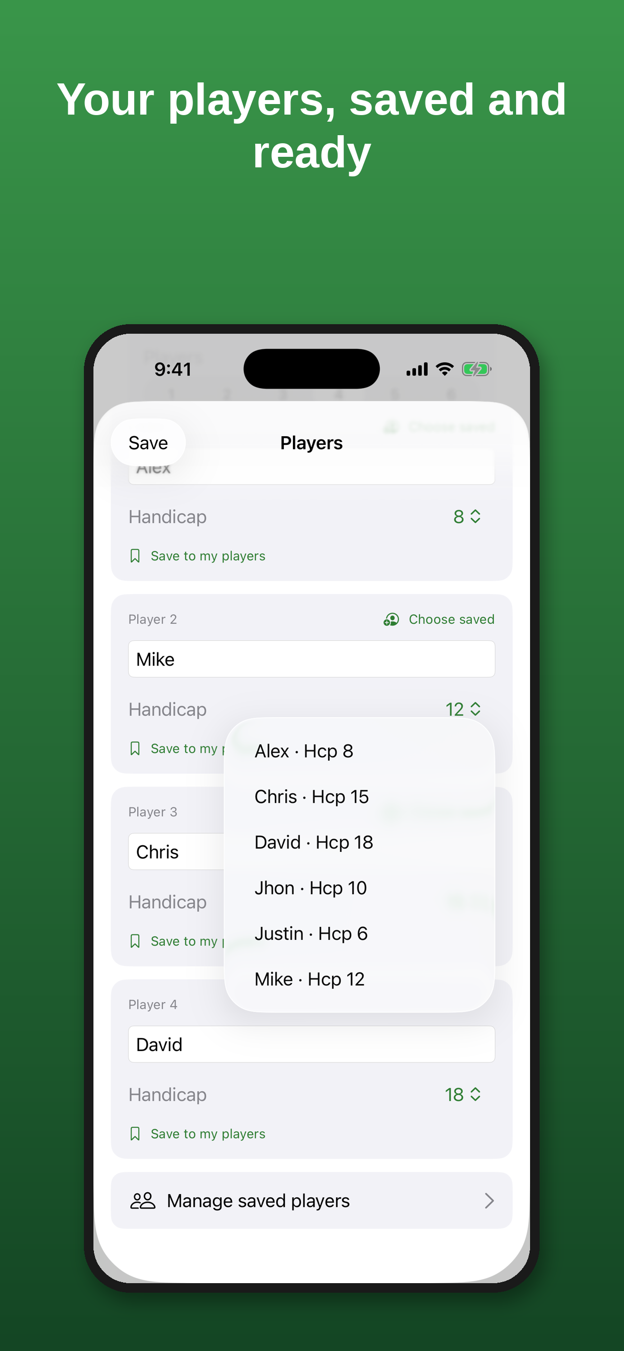 Golf Scores & Side Games screenshot 6