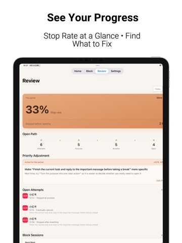 Focus Pause: Screen Time iPad screenshot