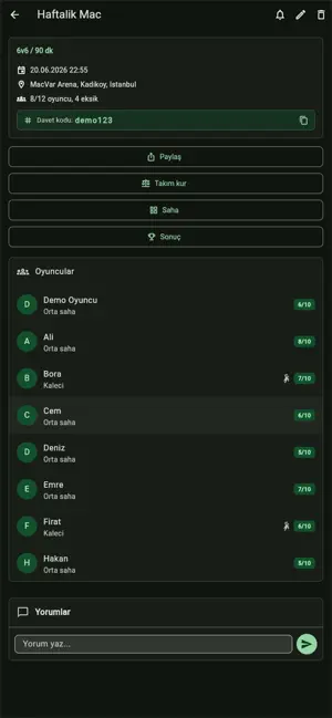 MaçVar Halısaha screenshot 1