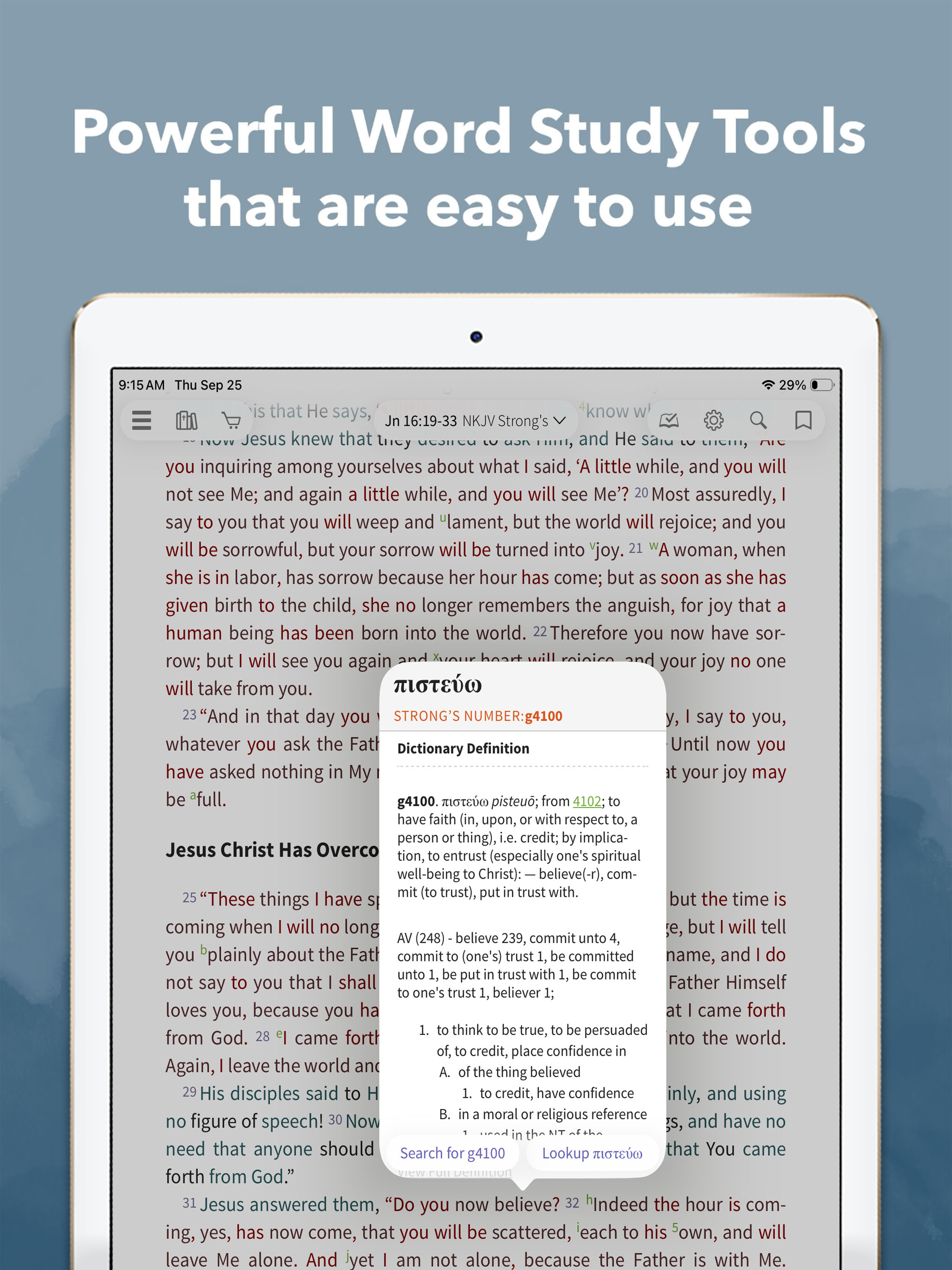 NKJV Bible by Olive Tree screenshot 15