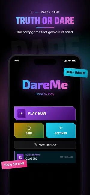 DareMe: Truth or Dare Party screenshot 1