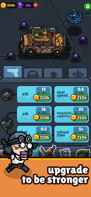Undead Shooter: Idle Highway screenshot 4