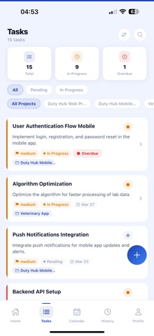 Duty Hub iPhone screenshot