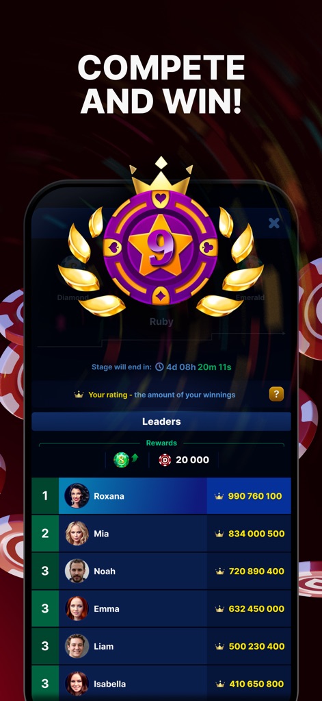 Durak Online 3D - Explore the app's detailed league progression system and comprehensive player leaderboards, motivating users to achieve mastery and earn rewards.