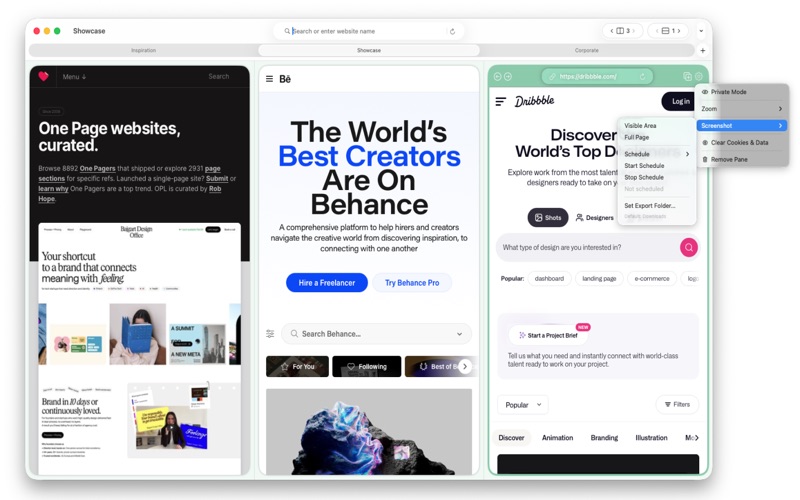 Compass Browser screenshot