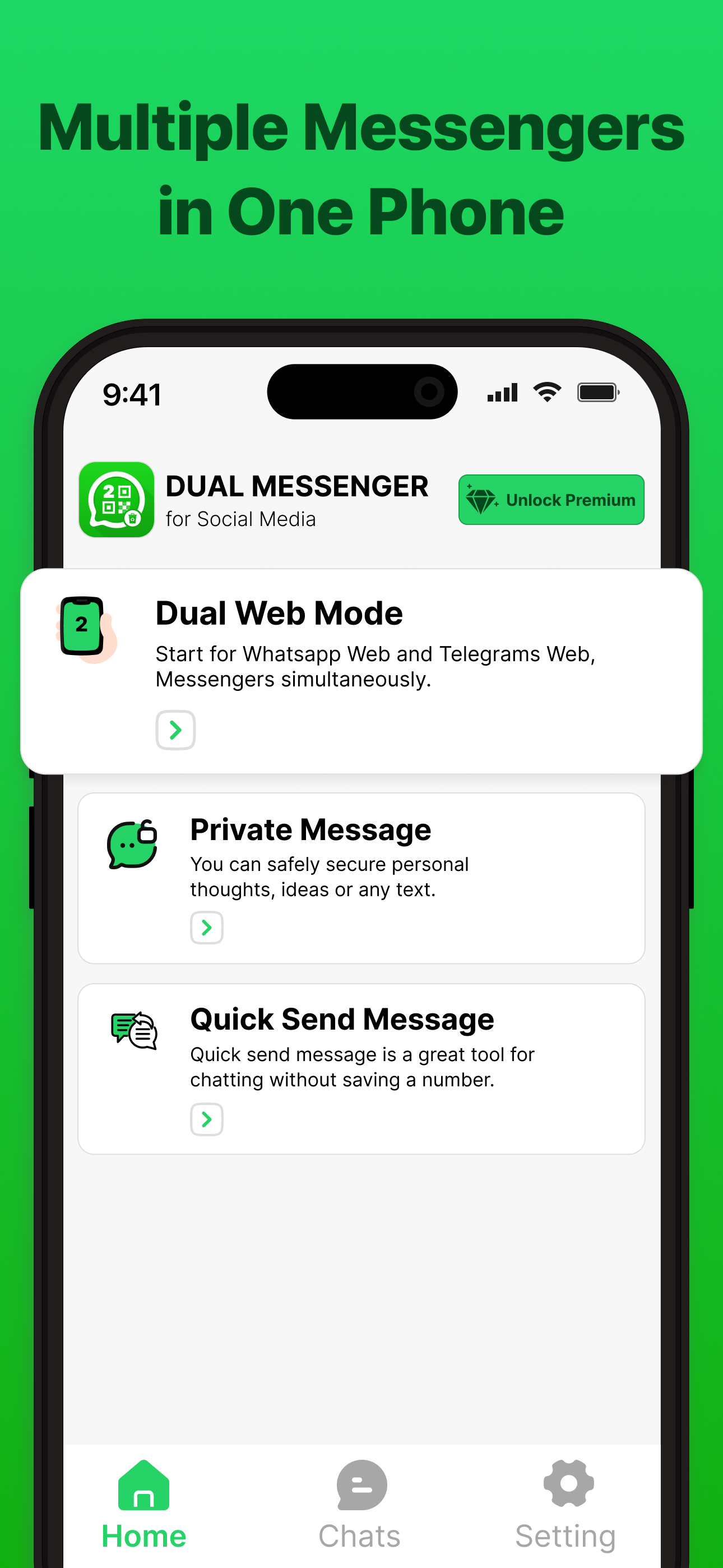 Dual Messenger-WA Duo Web Chat