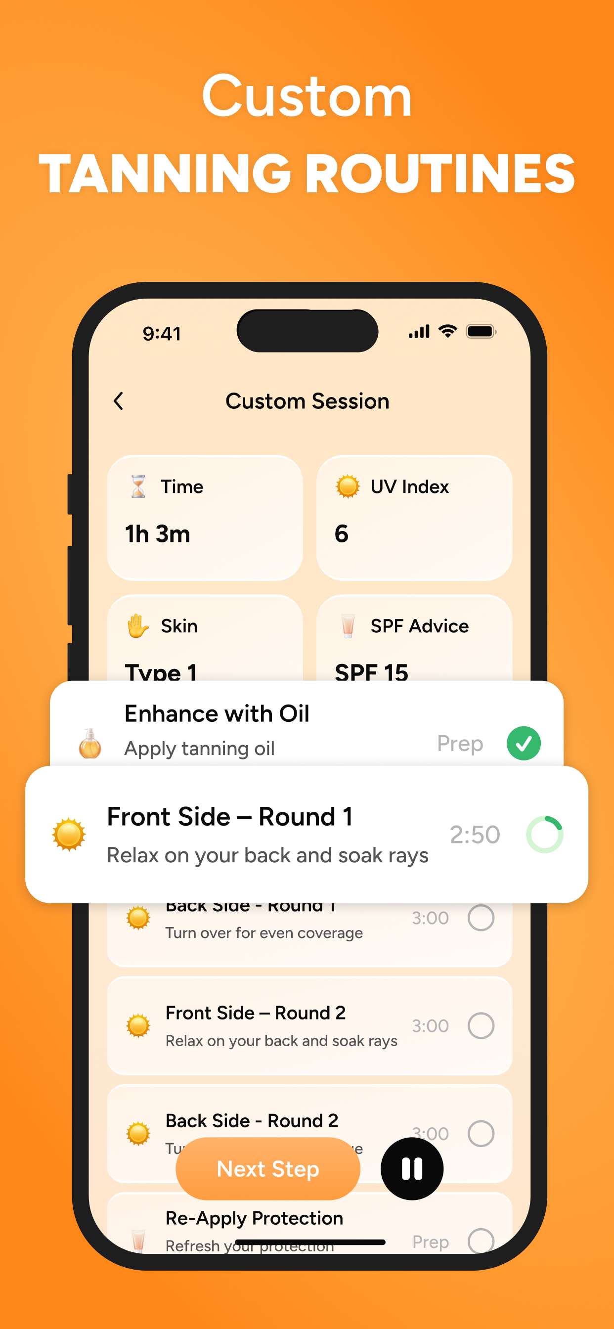 Bronzea: Safe Tan Timer & UV