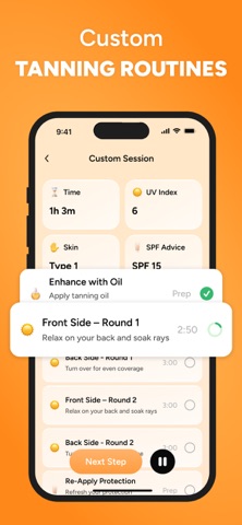 Bronzea: Safe Tan Timer & UV screenshot
