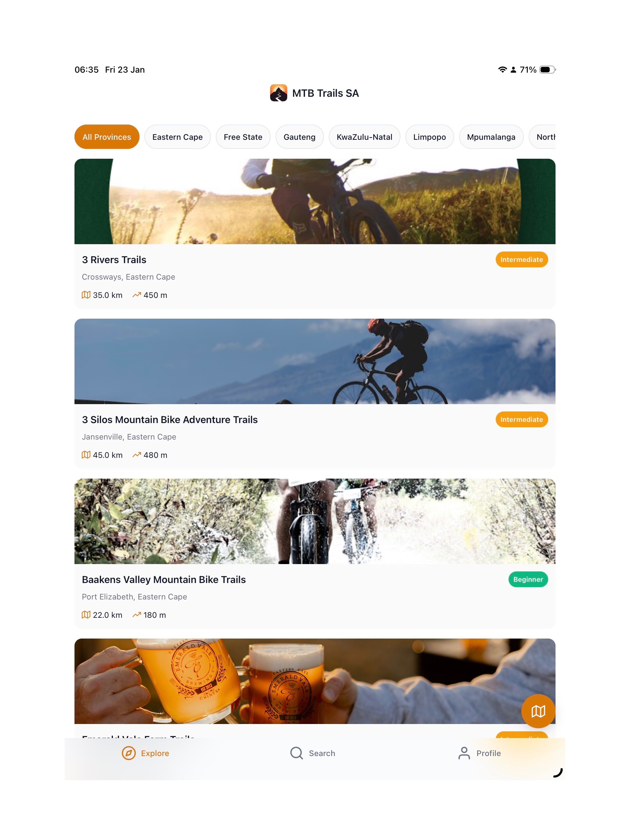 MTB Trails SA screenshot 7