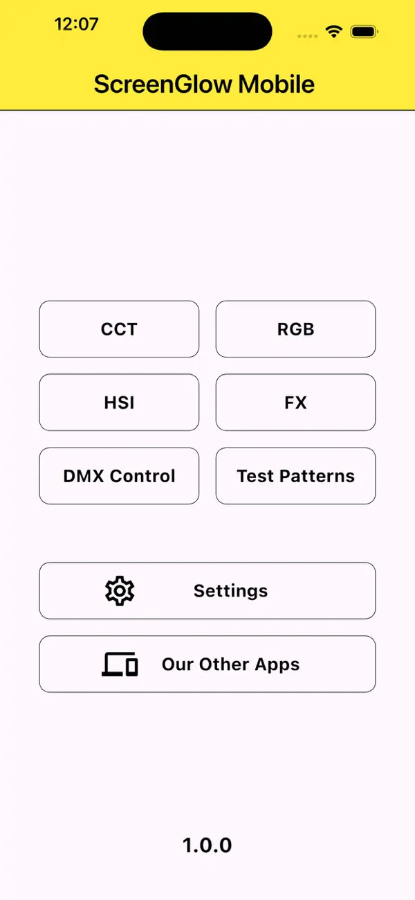 Screenshot #1 pour ScreenGlow Mobile