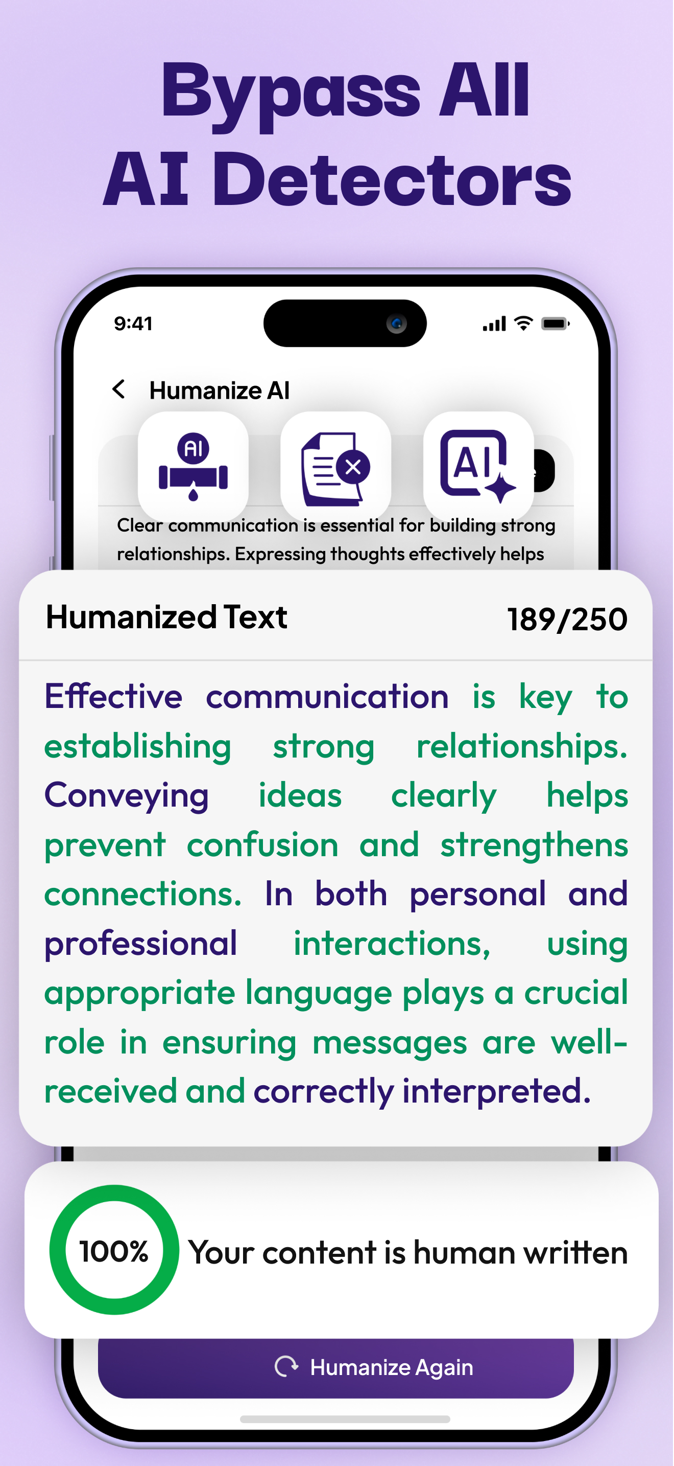Humanize AI - Text Humanizer screenshot 5