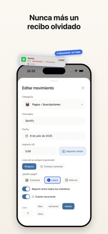 MyHomie: Gastos, Tareas, Hogar screenshot