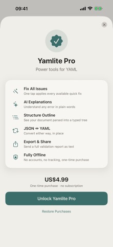 Yamlite: YAML Validator Screenshot 4 of 6