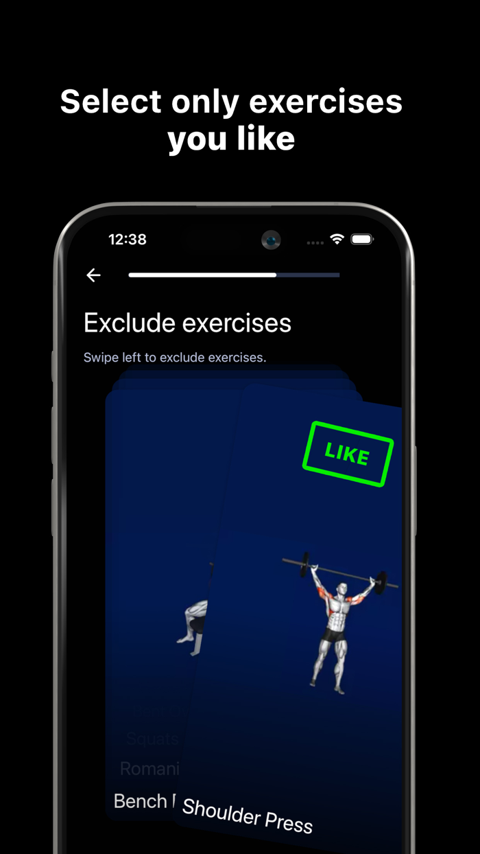 ByeCoach Exercise Planner Gym