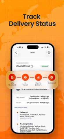 Shippr: Global Package Tracker Screenshot 3 of 4