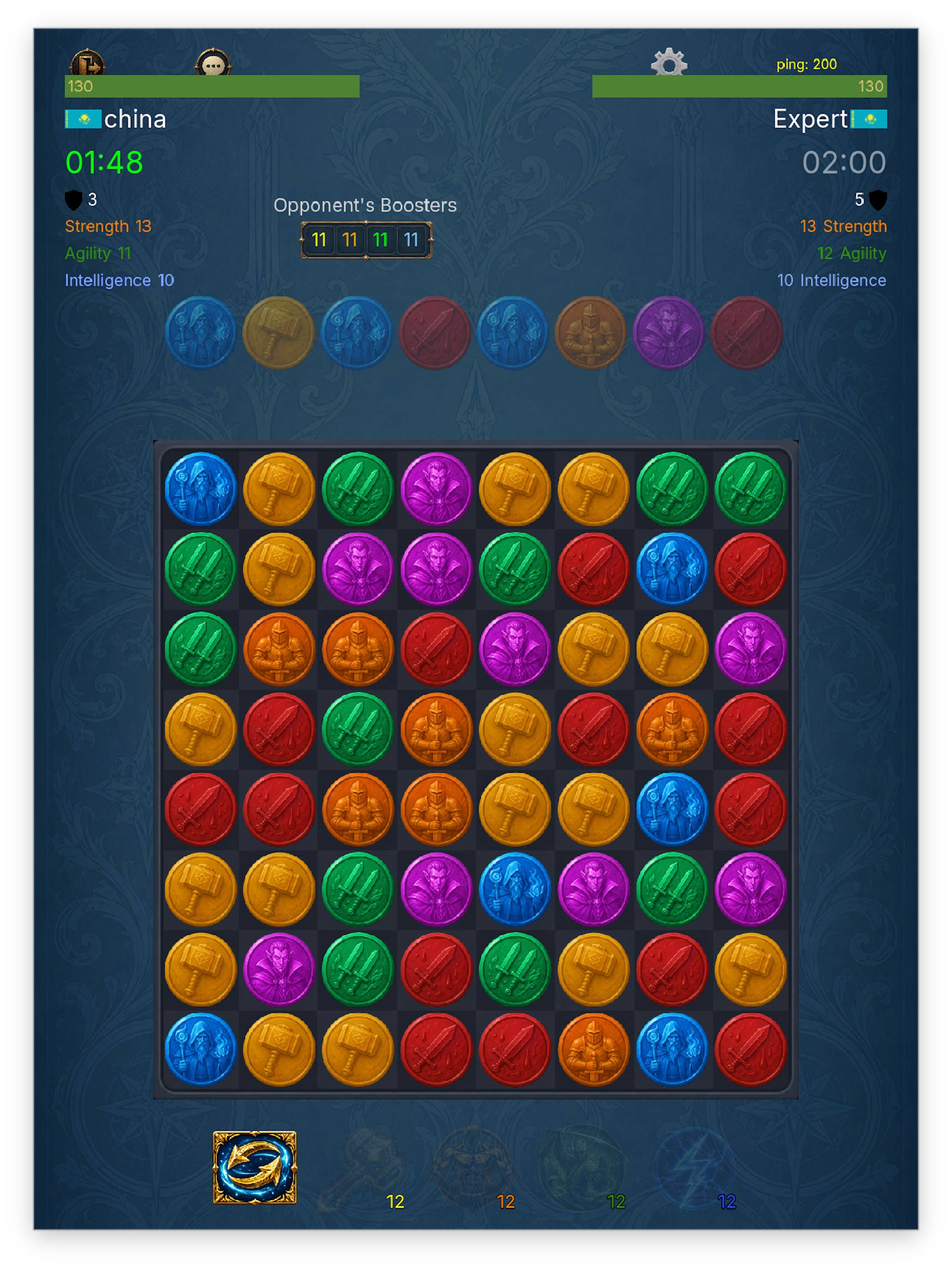 Forge of Heroes PVP Match-3 screenshot 7