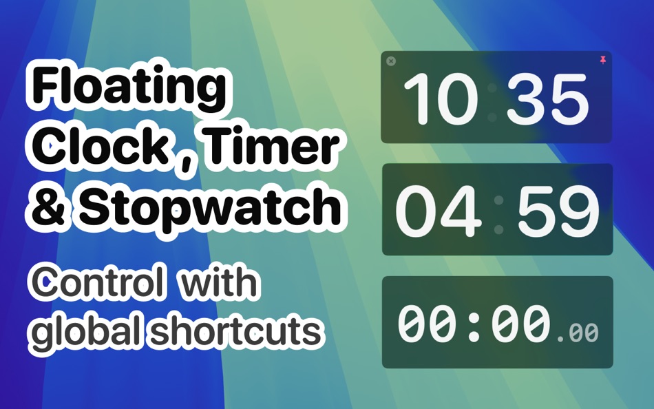 #2. ClockX: Floating Timer & Focus (macOS) di: Wozi Pte. Ltd.