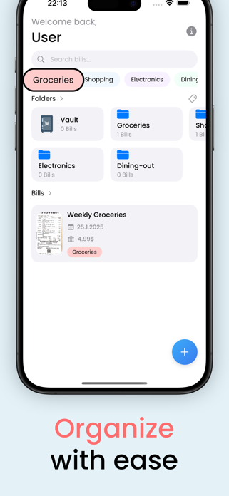 Billify: Scan your bills Screenshot 2 of 7