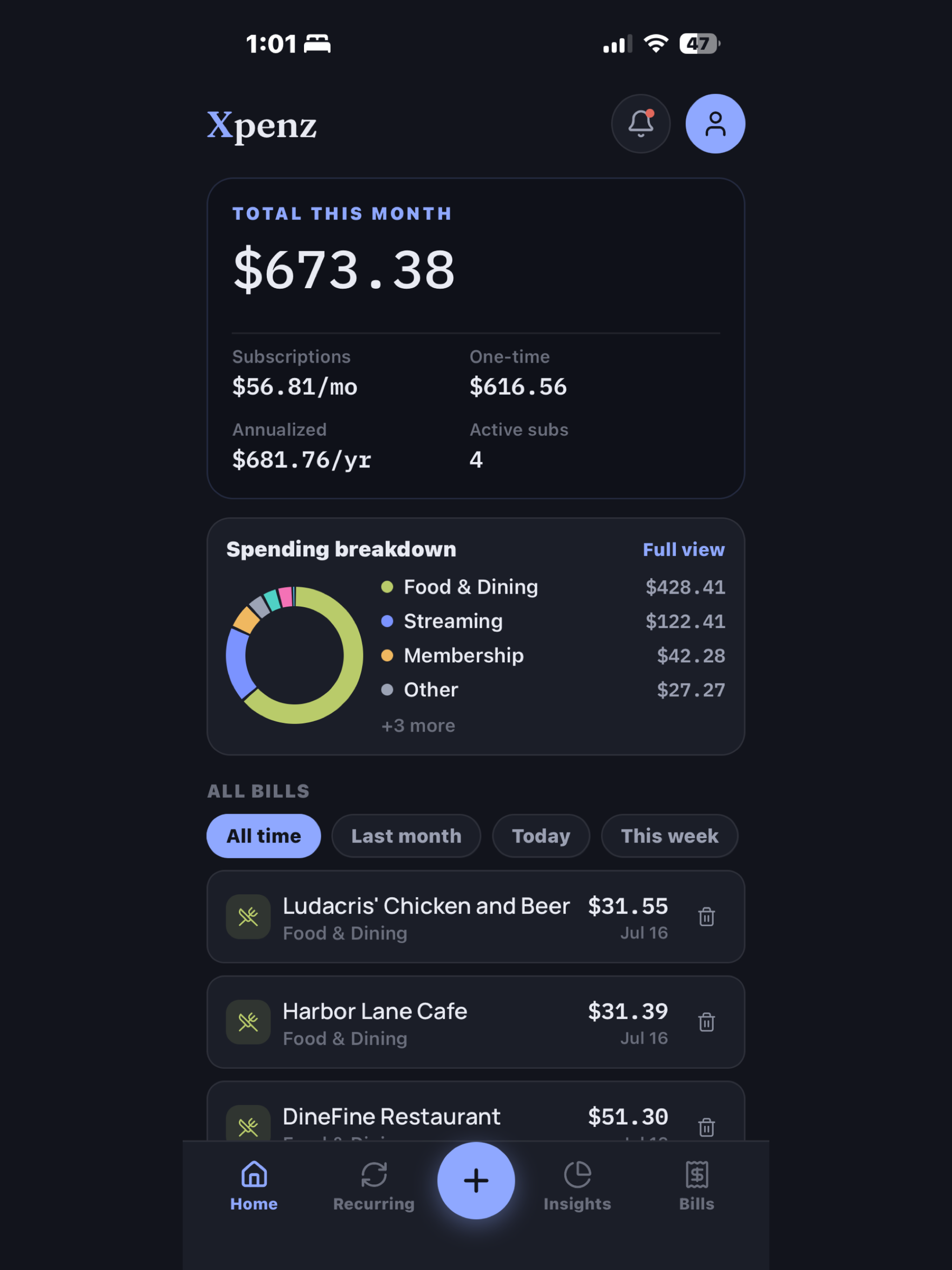 Xpenz - Expense Tracker screenshot 5