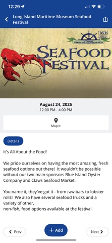Long Island Seafood Trail iPhone screenshot