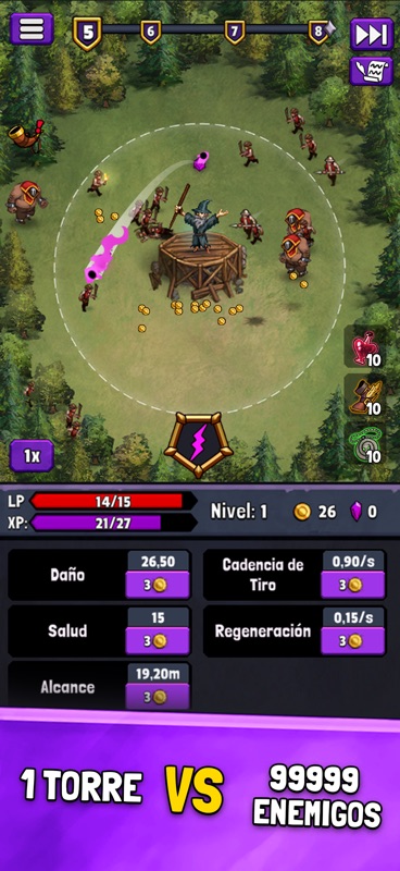 Evil Tower - Idle Defense TD screenshot 1