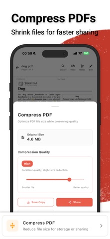 myPDF - Scan, Fill, Sign & OCR iPhone screenshot