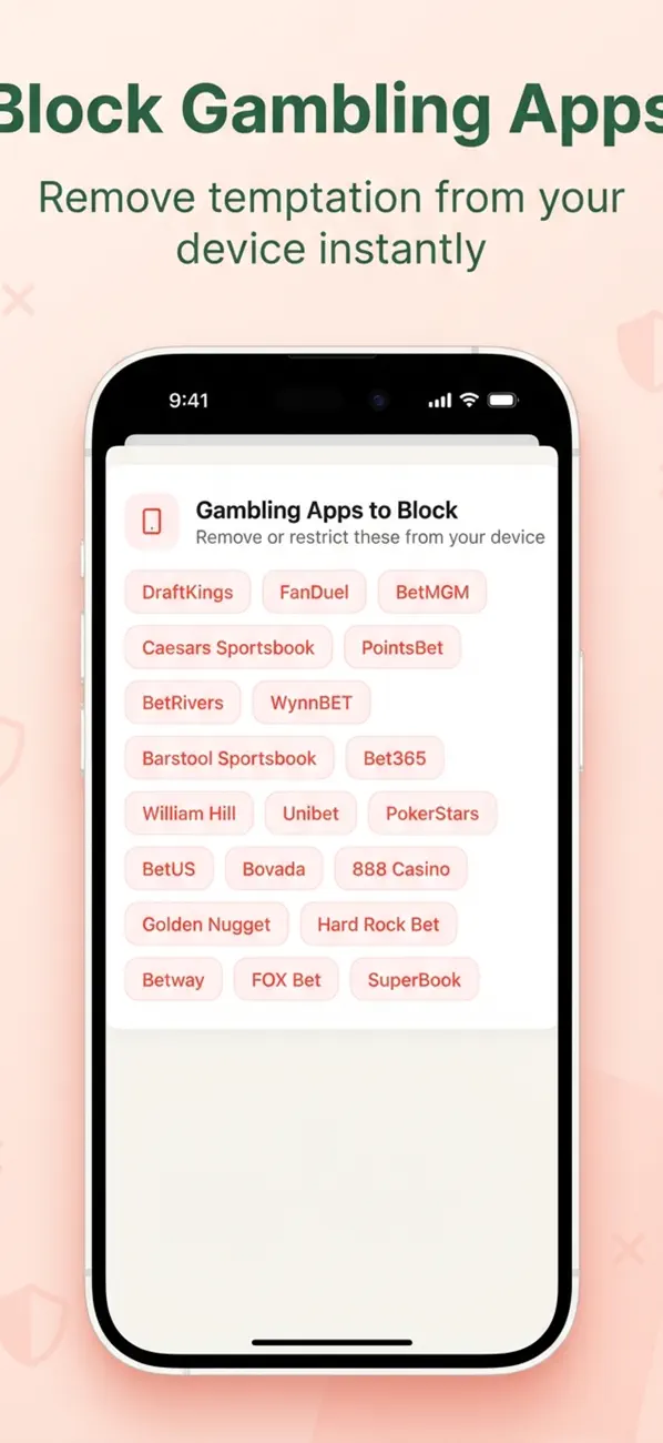 Screenshot #2 pour GambleBlocker: Self-Help