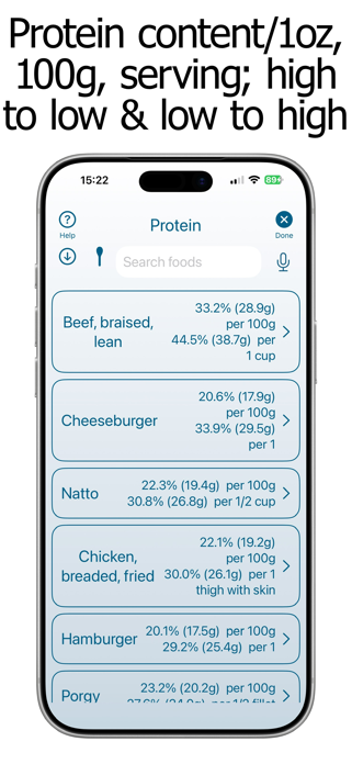 Protein Counter and Tracker Screenshot 9 of 10