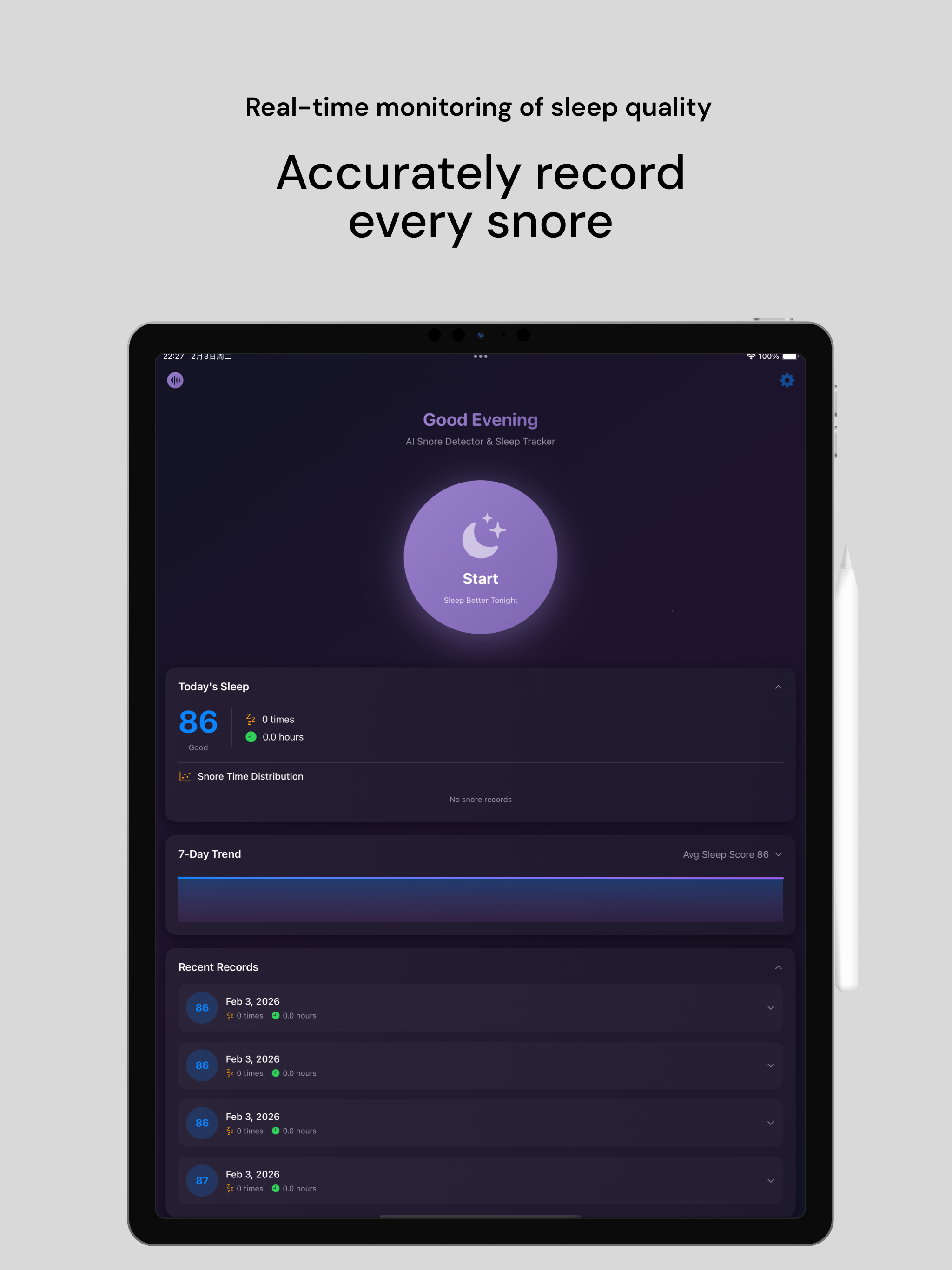 SnoreLens: Sleep Snore Tracker