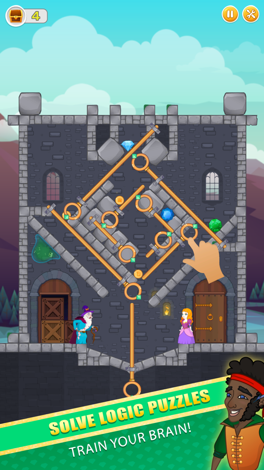#1. How To Loot: Logic Puzzles (iOS) Podle: A42 Games