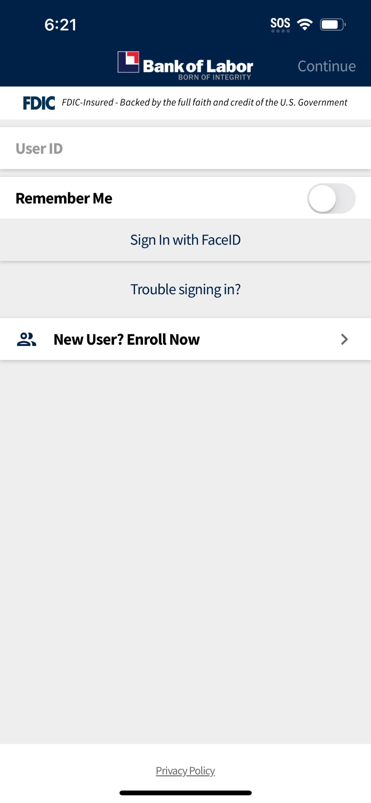 Bank of Labor Mobile Banking screenshot 5