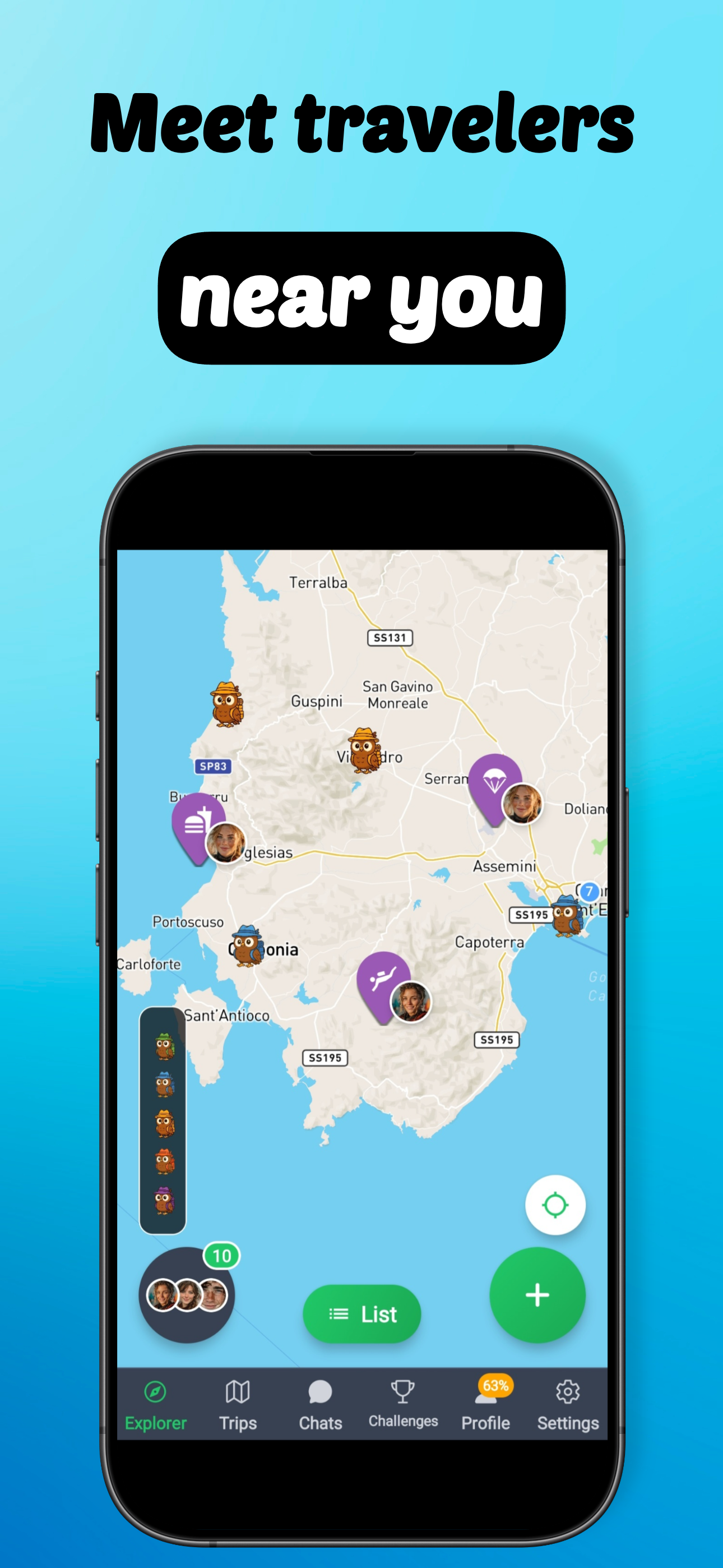 Globber - Trips & Friends