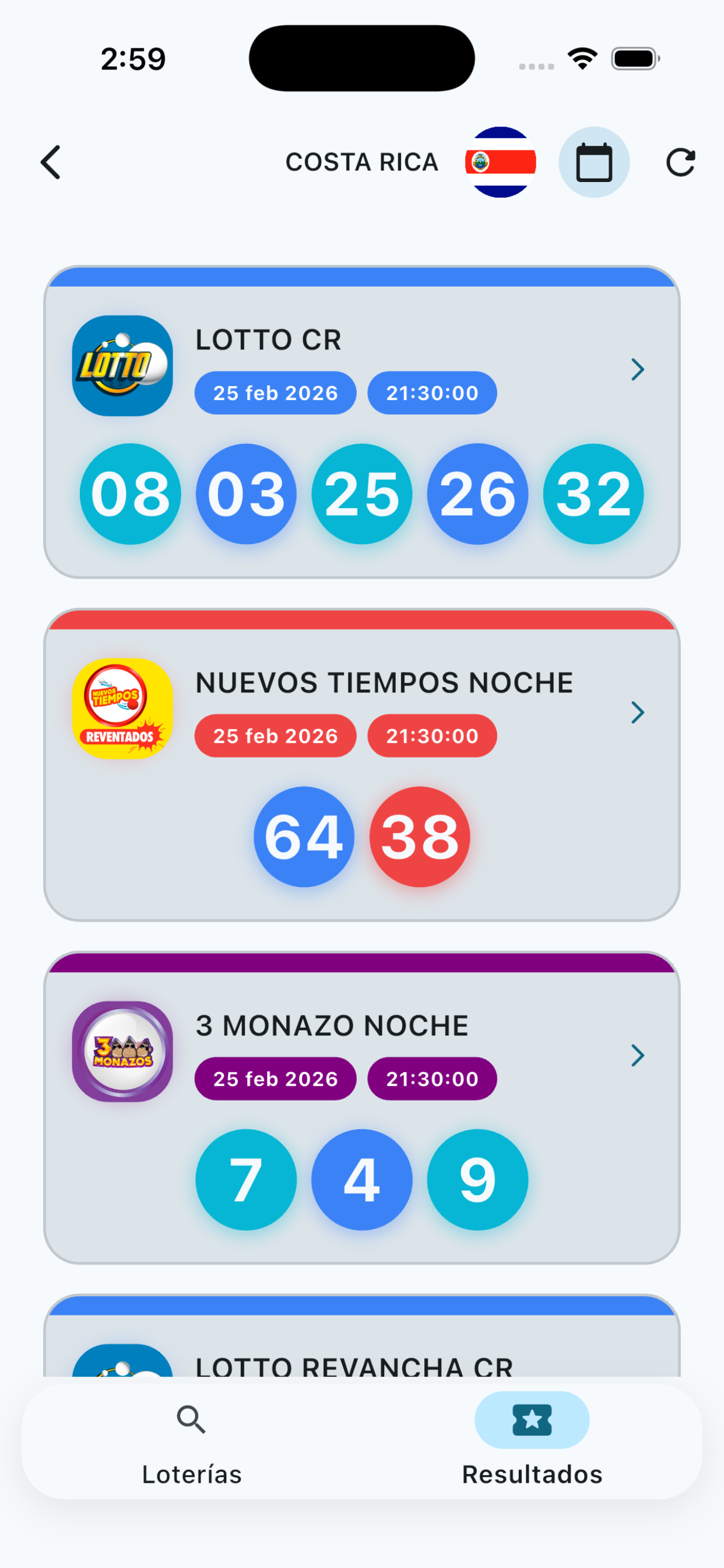 Loto Latina Resultados Loteria