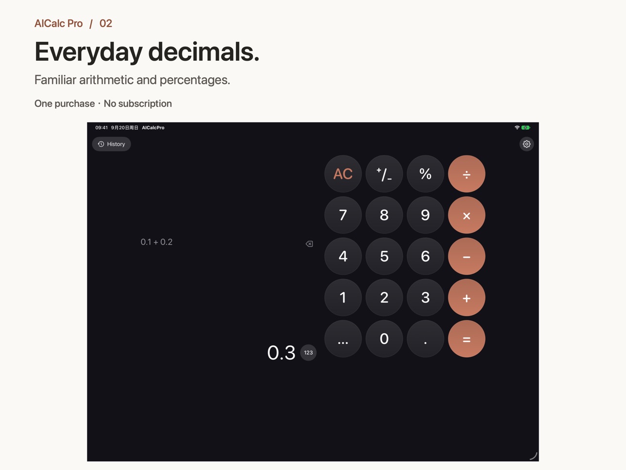 Screenshot 6 of AICalc Pro: Number Calculator