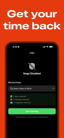 Nogo - App Restriction screenshot