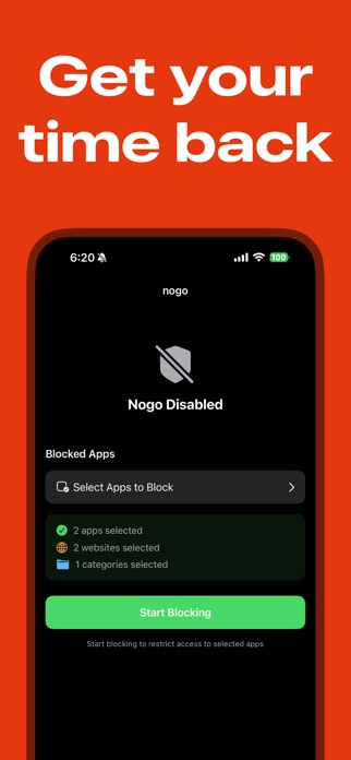 Nogo - App Restriction Screenshot 1 of 6