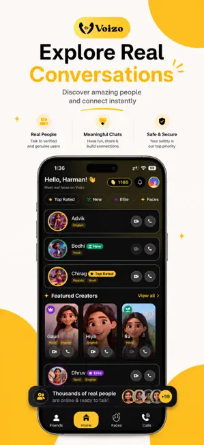 Voizo - Talk and Make Friends iPhone screenshot 3