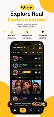 Voizo - Talk and Make Friends iPhone screenshot 3