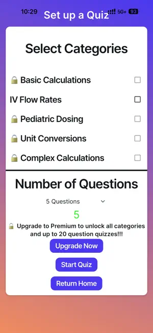 Nursing Dosage Calc Quiz screenshot 2