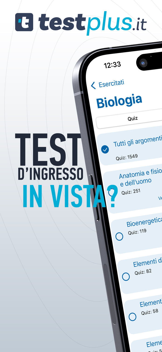 TestPlus - Quiz Medicina e Vet