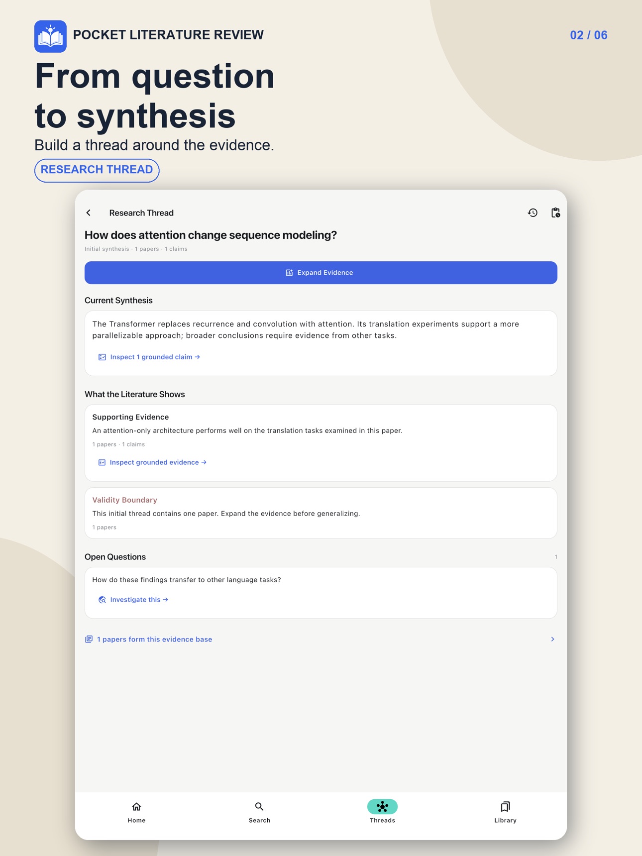 Screenshot 8 of Pocket Literature Review