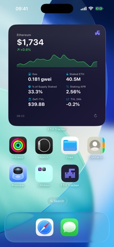 BG Eth Tracker screenshot