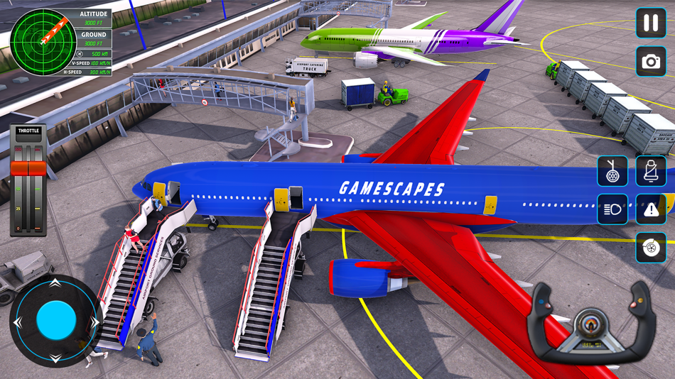 #6. Plane Simulator Airplane Games (iOS) De: Muhammad Umer Malik
