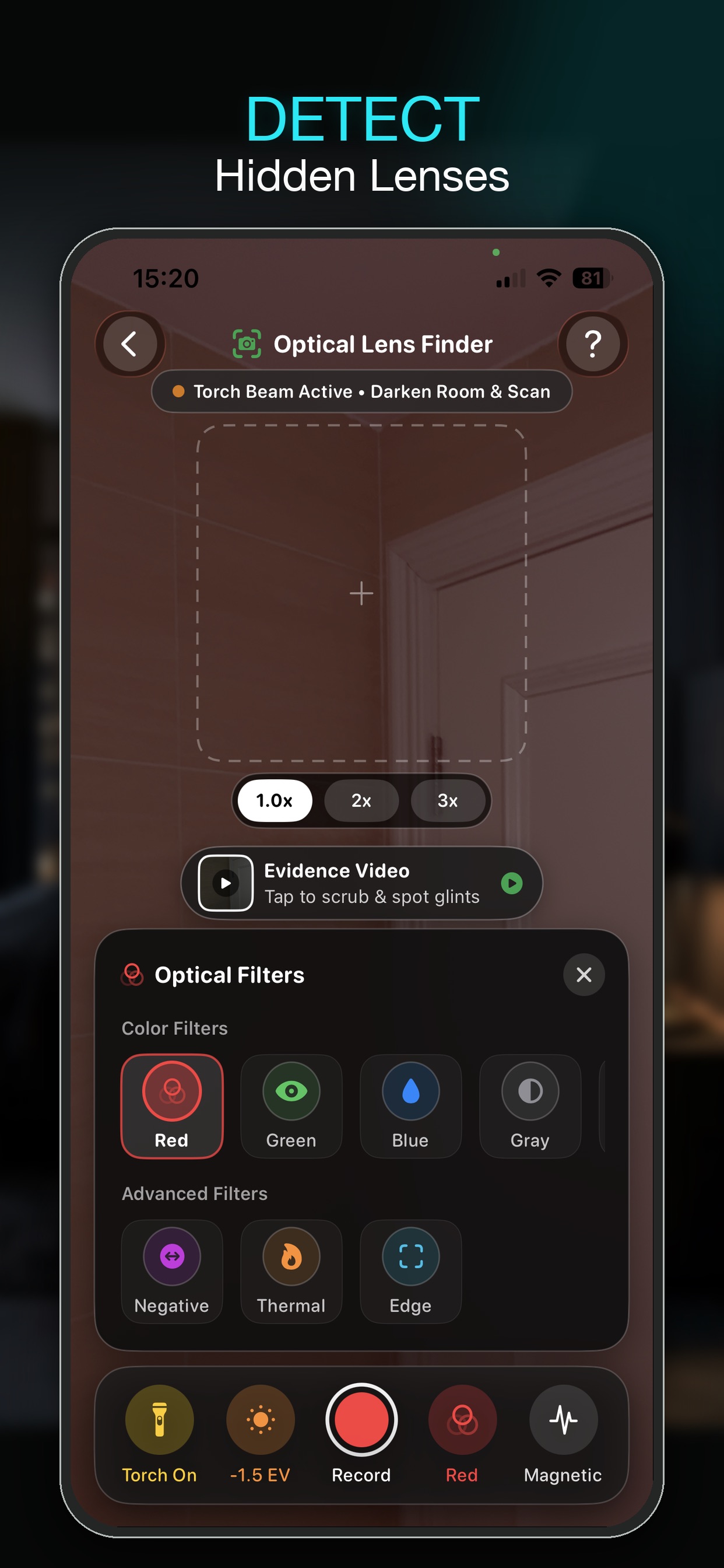 Screenshot 2 of Hidden Camera Detector SpyLens