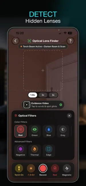 Hidden Camera Detector SpyLens screenshot 2